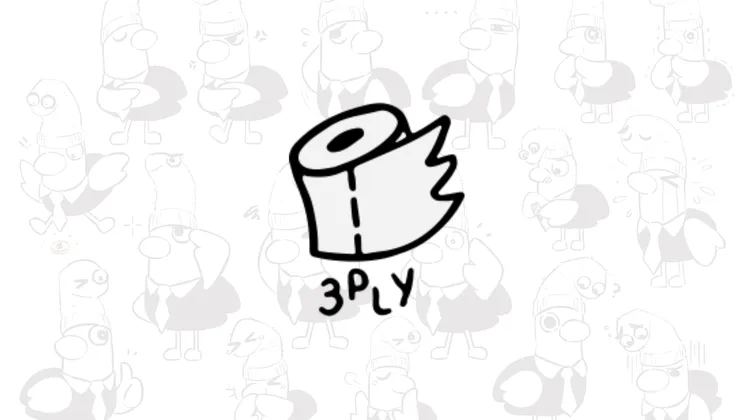 I started a toilet paper company that made comics, then I left.